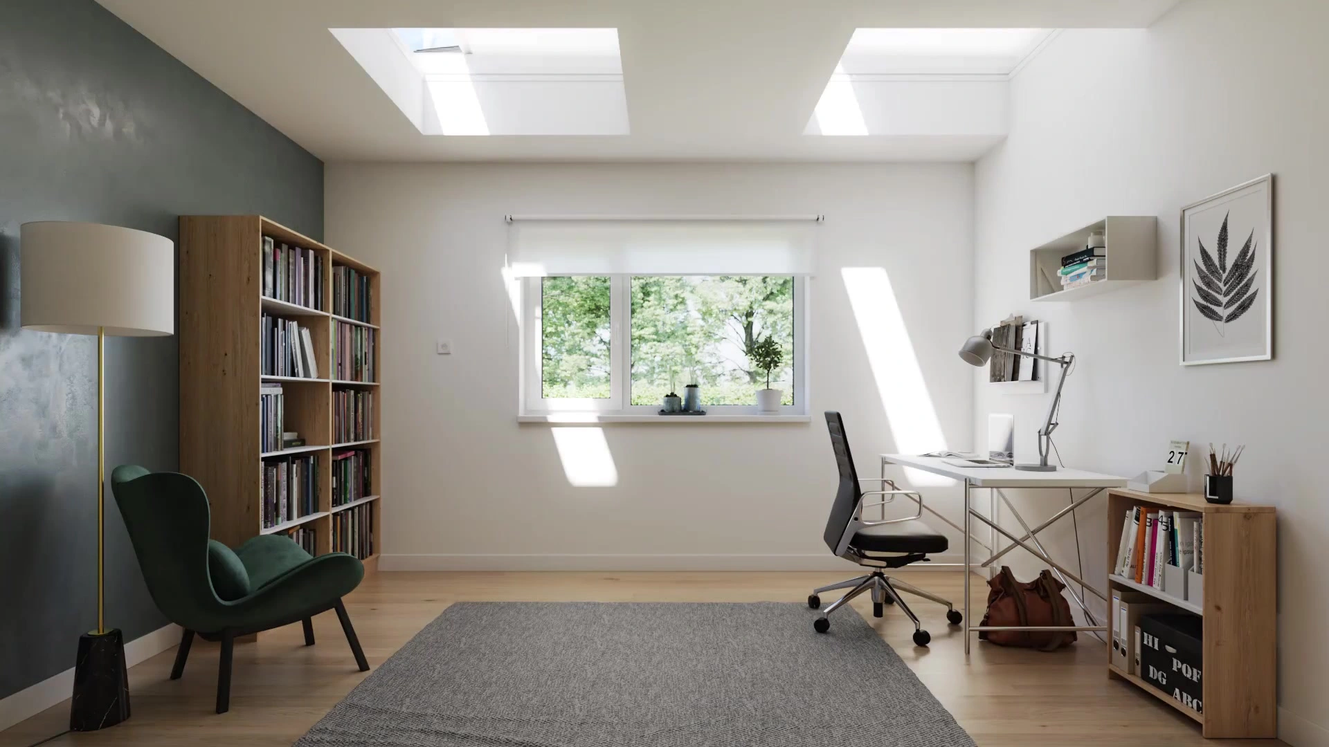 VELUX buitenzonwering MSU voor daklichten