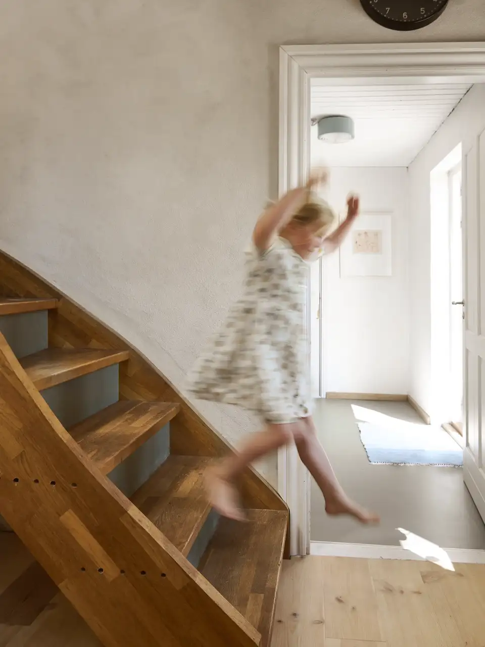 escalier et parquet bois 