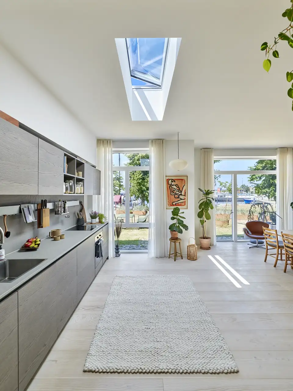 : fenêtre pour toit plat VELUX, maison modulaire