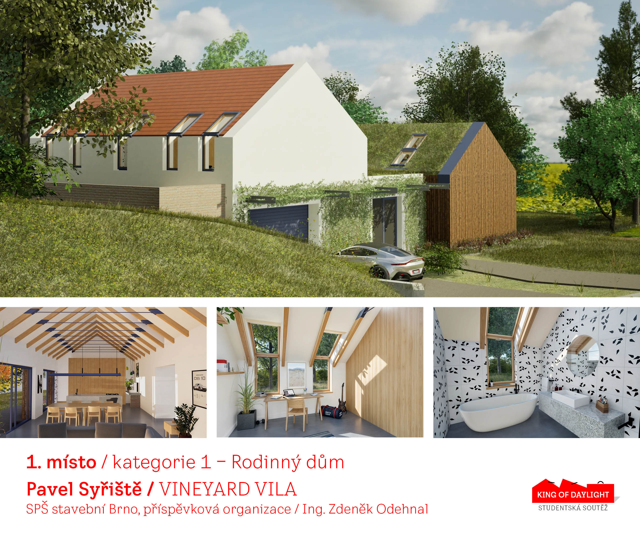 Rekordní zájem o středoškolskou soutěž VELUX King of Daylight