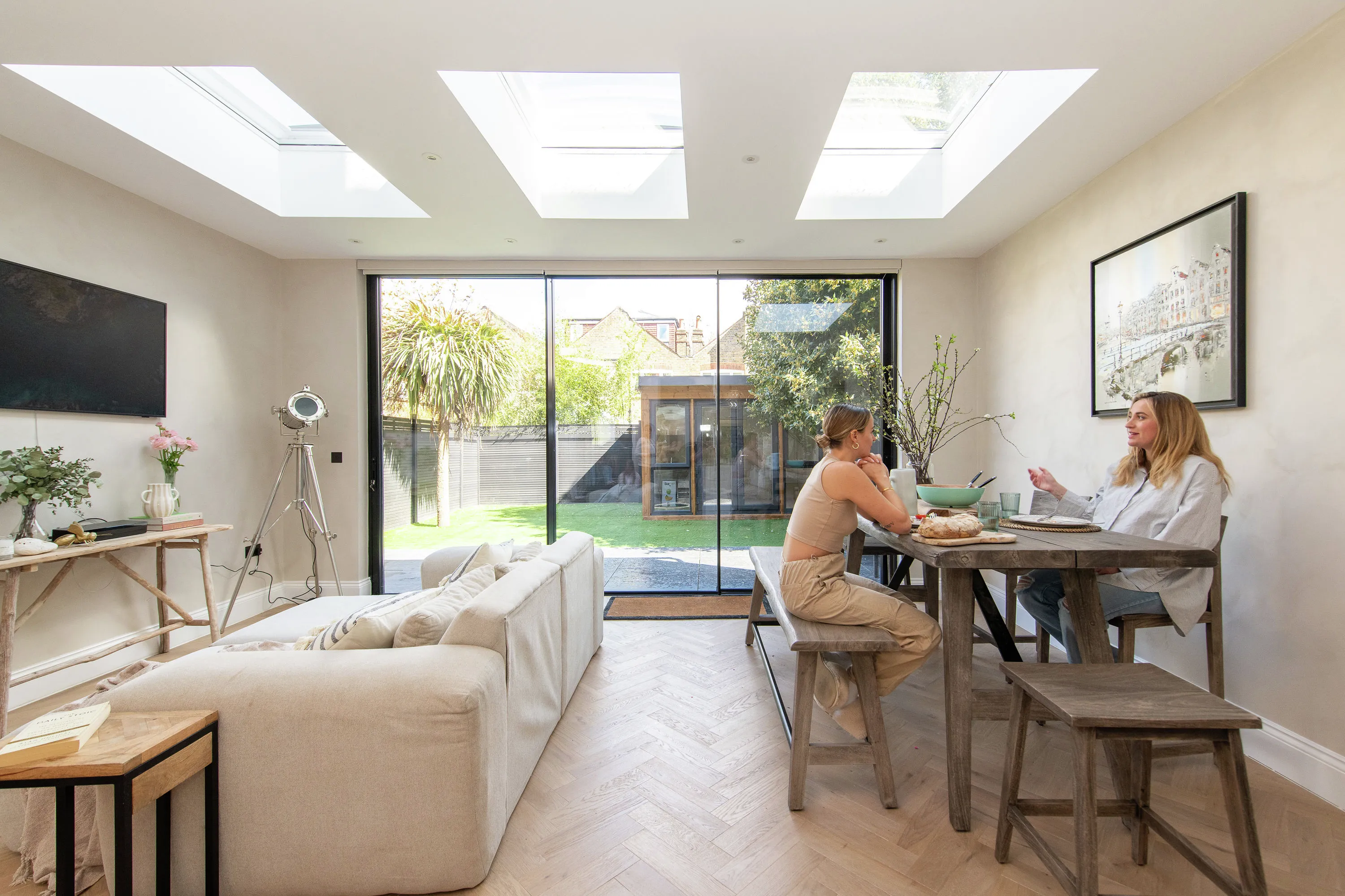 How to create a sun-drenched family-friendly space