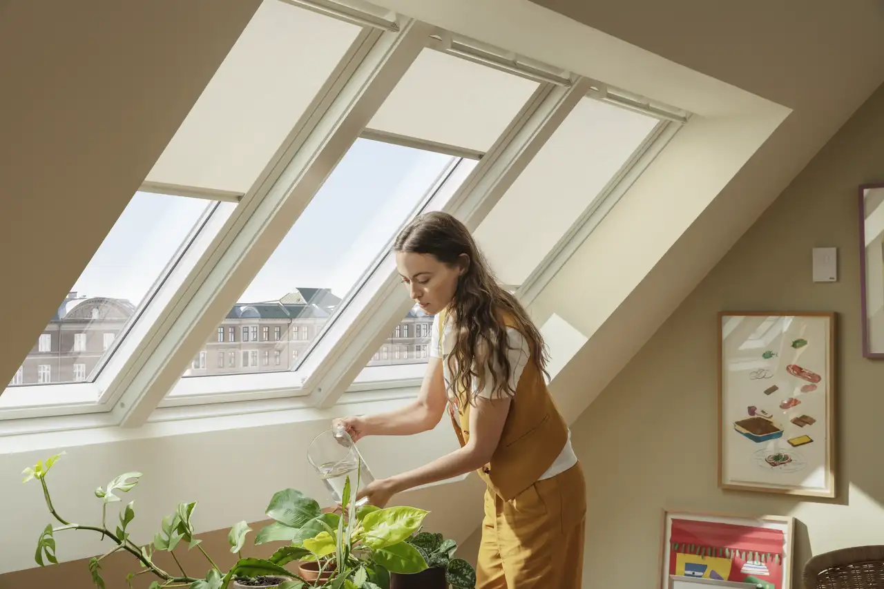 verrière 3en1 VELUX avec stores intérieurs