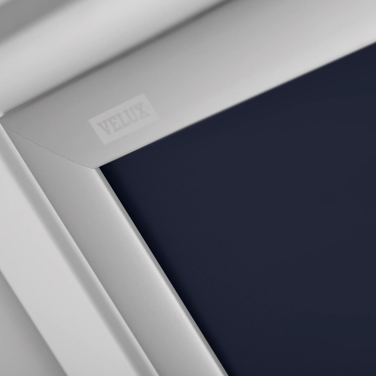 Close-up of VELUX roof window, highlighting design and materials.