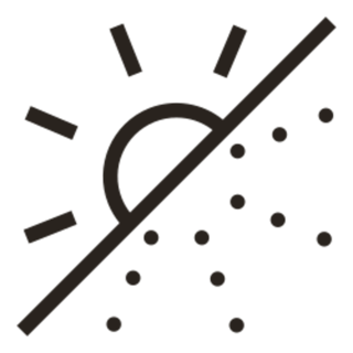 Weather icon showing sun and snow, mixed weather condition.