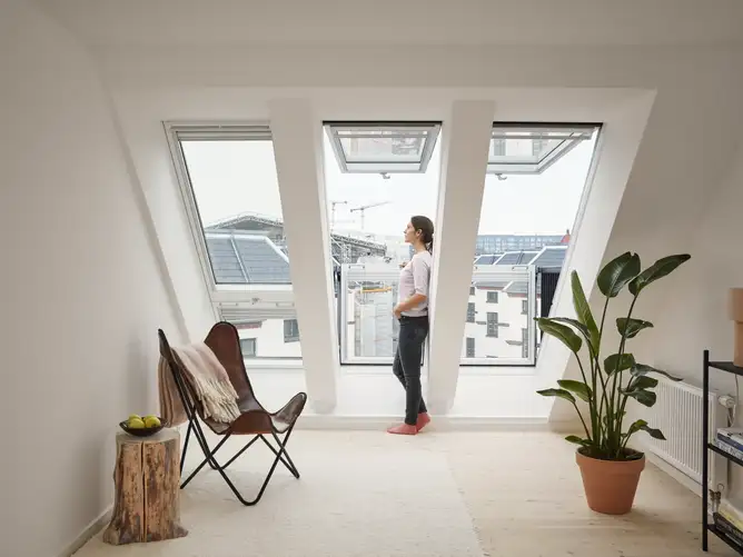 VELUX solution for a room beneath the roof