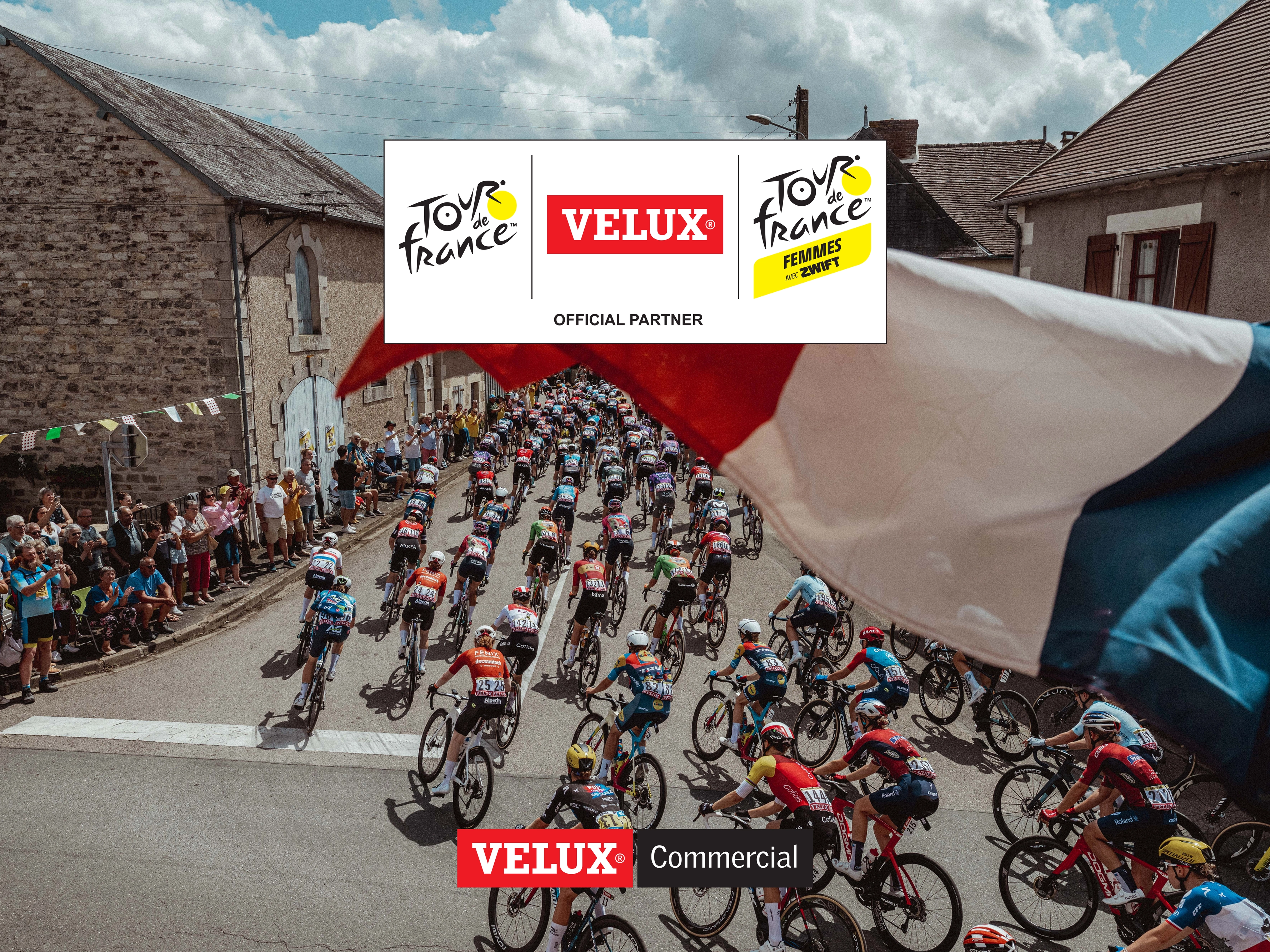 Le Groupe VELUX s'associe aux épreuves cyclistes masculines et féminines du Tour de France à partir de 2025
