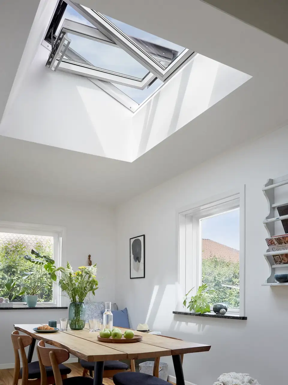 ventilation de pièce par des fenêtres de toit VELUX