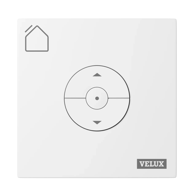 VELUX remote control device for roof windows and blinds.
