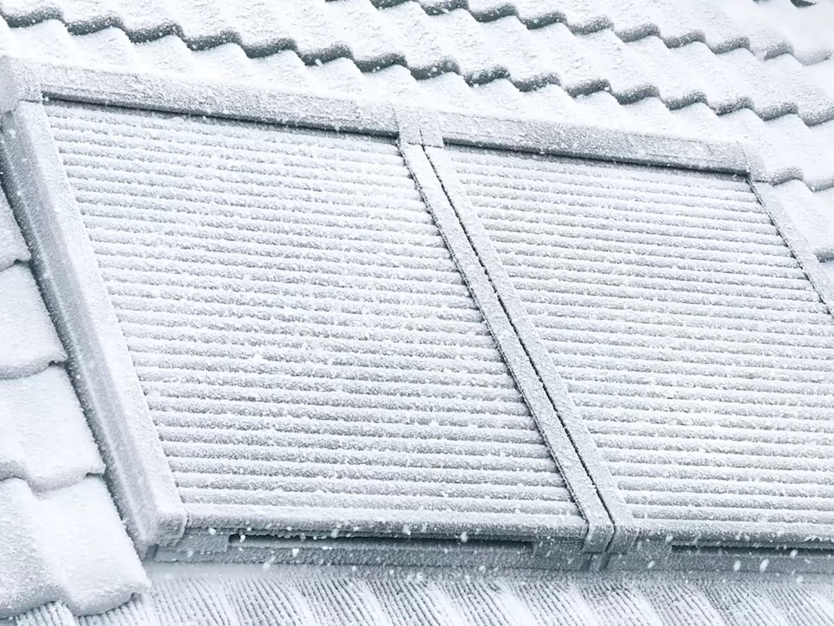 VELUX roof windows offer protection, cooling, and darkening benefits in various weather conditions.