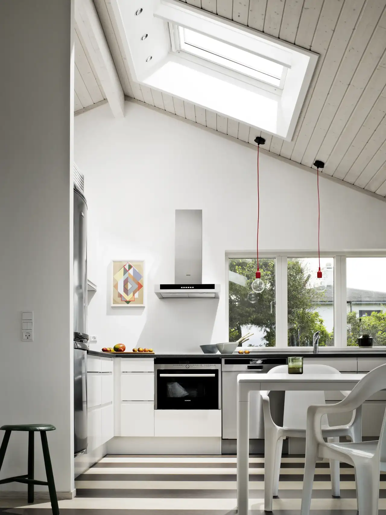 keuken gerenoveerd en uitgerust met VELUX ACTIVE dakvensters