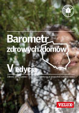 Okładka raportu Barometr zdrowych domów 5. edycja