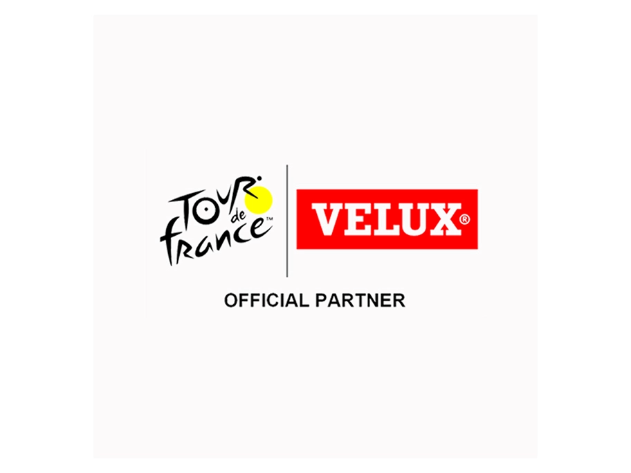 Tour de France and VELUX official partner logos.
