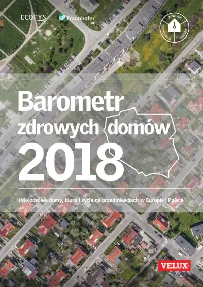 Okładka raportu Barometr zdrowych domów 2018