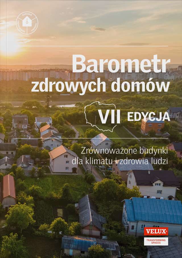 Okładka raportu Barometr zdrowych domów 7. edycja