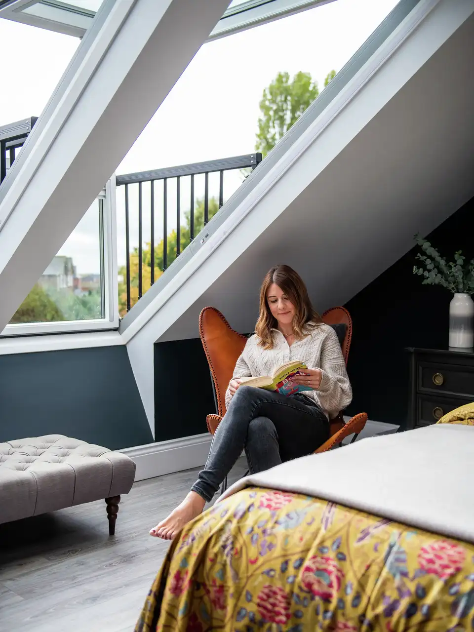 chambre d’inspiration bohème chic sous les toits