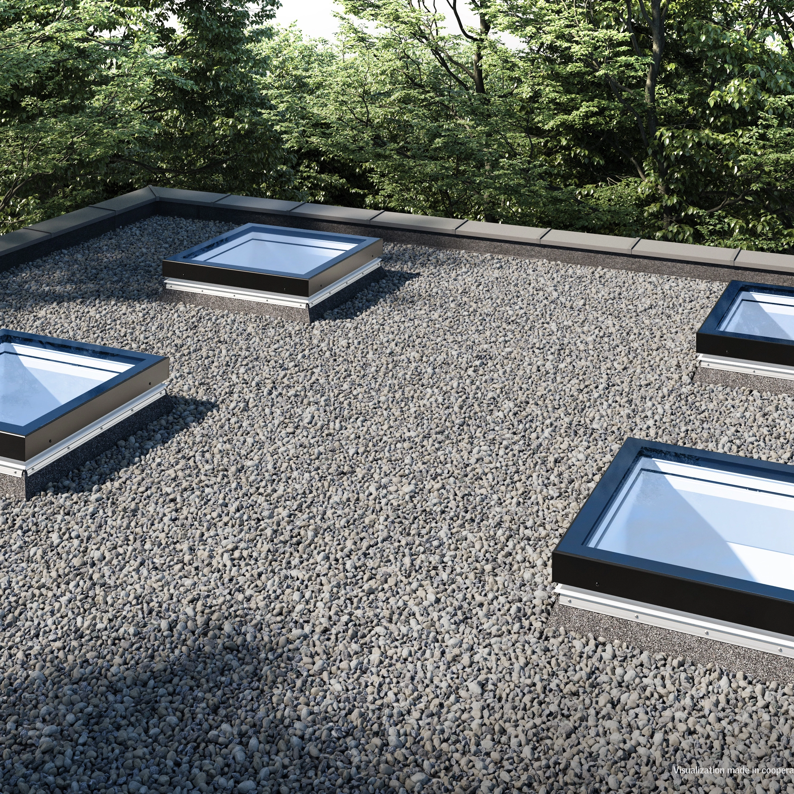 VELUX Commercial présente son nouveau lanterneau de toit plat « Top 100 Glass »
