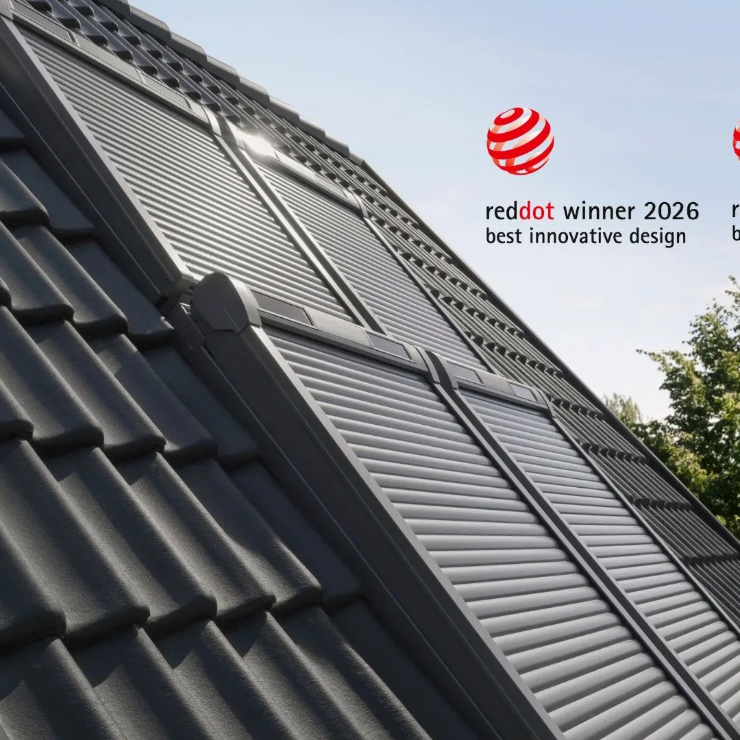 Zwei Red Dot Awards für neuen VELUX Rollladen