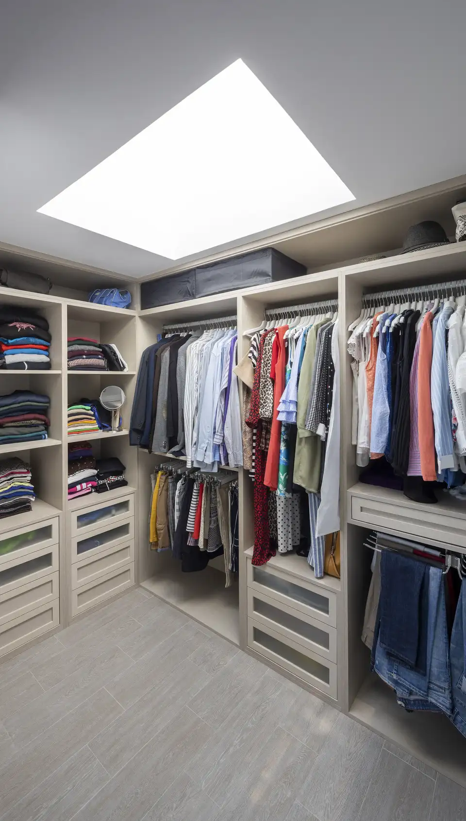 idee voor een kleedkamerinrichting - VELUX