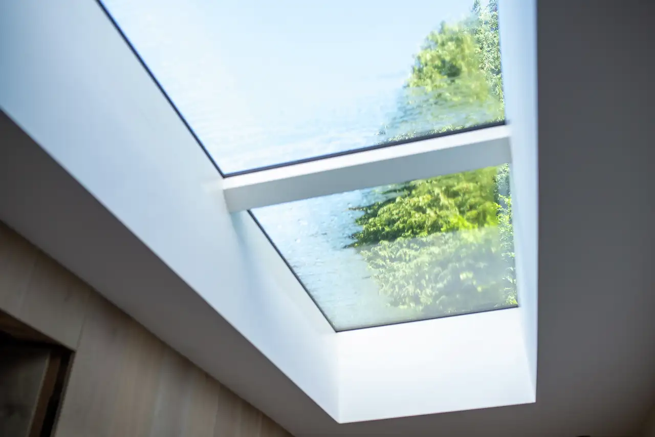 Condensación en una ventana de cubierta plana de VELUX