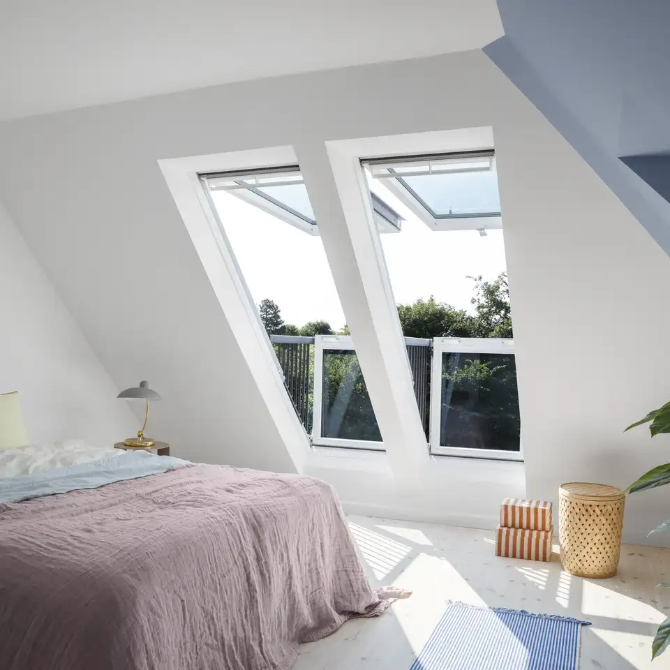 Øget salgsværdi med VELUX tagaltan i soveværelse