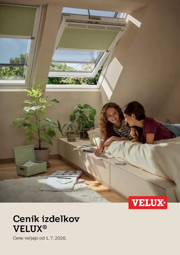 VELUX cenik katalogi